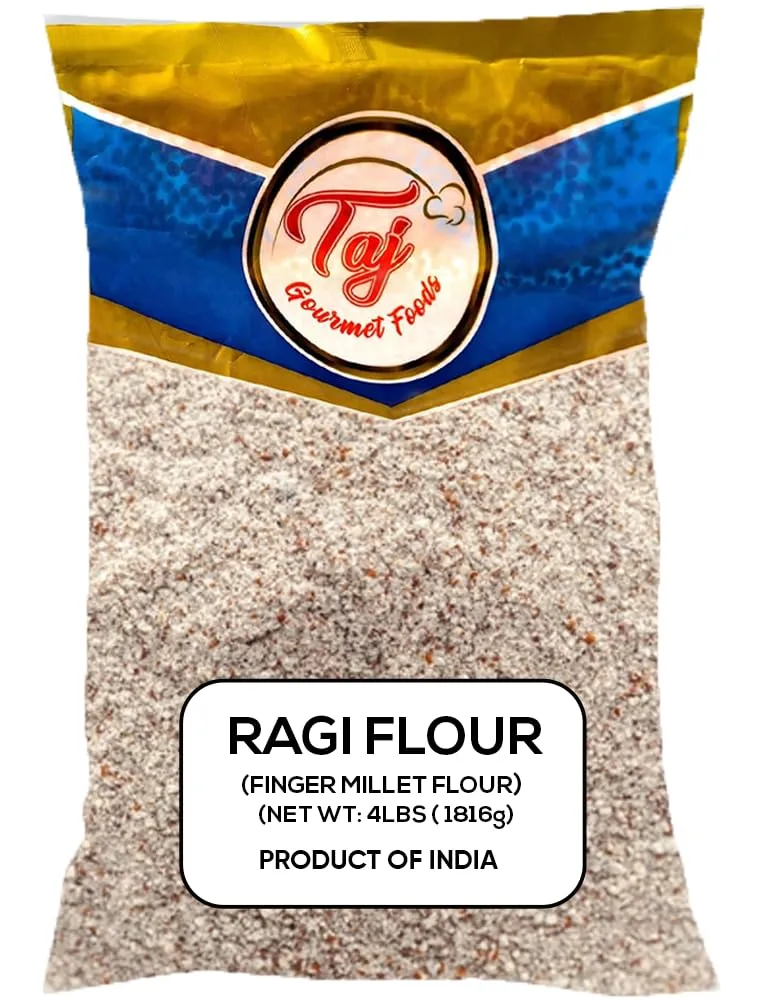 TAJ Ragi Flour, Finger Millet Flour, 2 Pounds