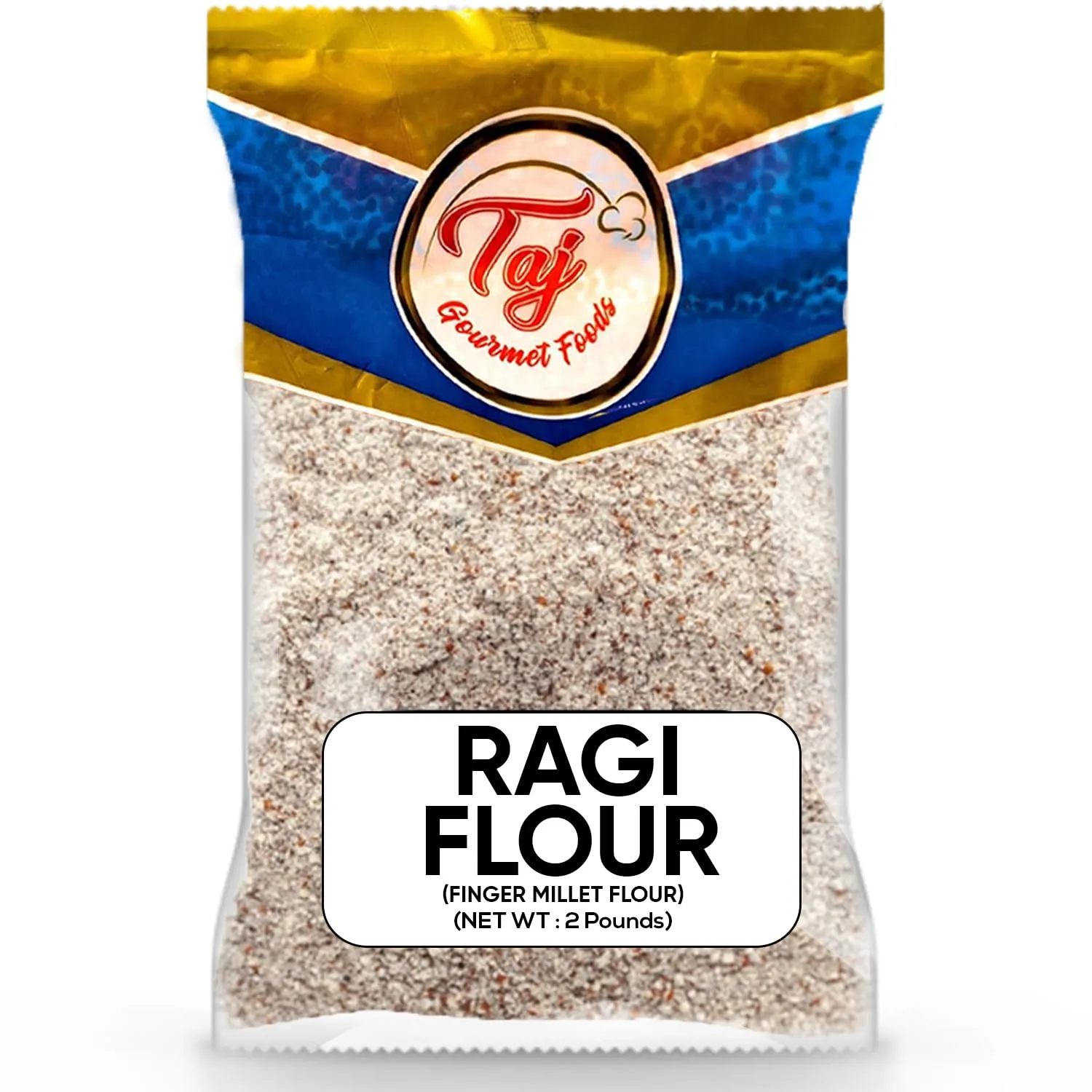 TAJ Ragi Flour, Finger Millet Flour, 2 Pounds
