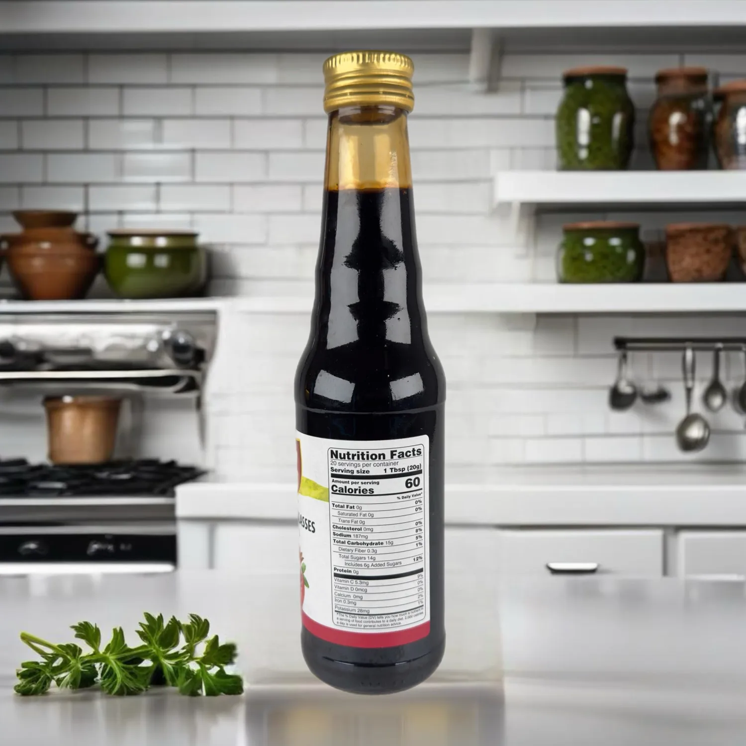 ARYZ Foods Pomegranate Molasses – 100% Natural, Premium Quality, No Added Sugar – 10 oz Bottle, Authentic Lebanese Sour & Sweet Syrup