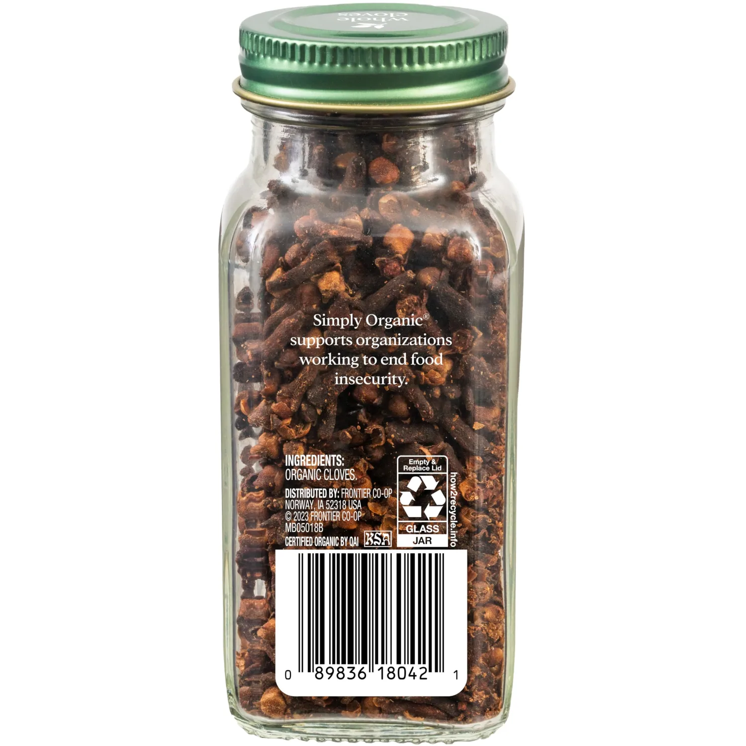 Simply Organic Whole Cloves, Certified Organic | 2.05 oz | Syzygium aromaticum (L.) Merr. & L.