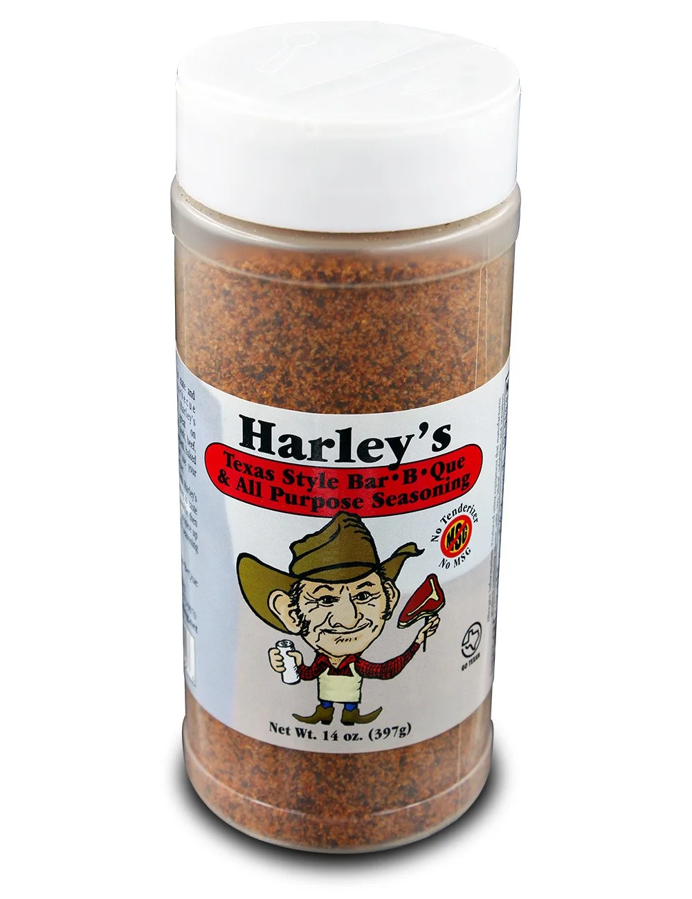 Harley's Texas Seasoning | Original No MSG All Purpose BBQ Seasoning Perfect for Seasoning Everything From Meat to Seafood.