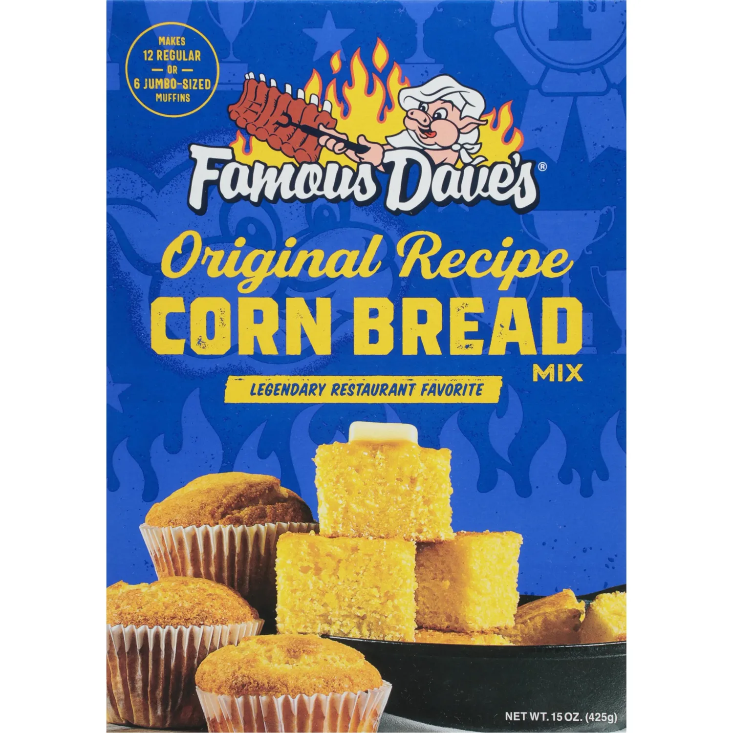 Famous Dave's - 2 pck Original Recipe Corn Bread Mix (30 oz.)