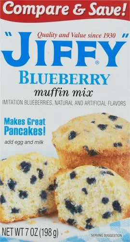 Jiffy Muffin Mix, Blueberry, 7 oz