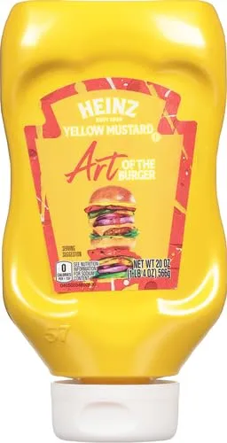 Heinz Yellow Mustard (20 oz Bottle), Packaging May Vary (Pack of 2)