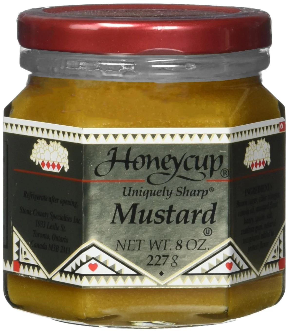 Honeycup Mustard, 8 Ounce Jar (Pack of 6)
