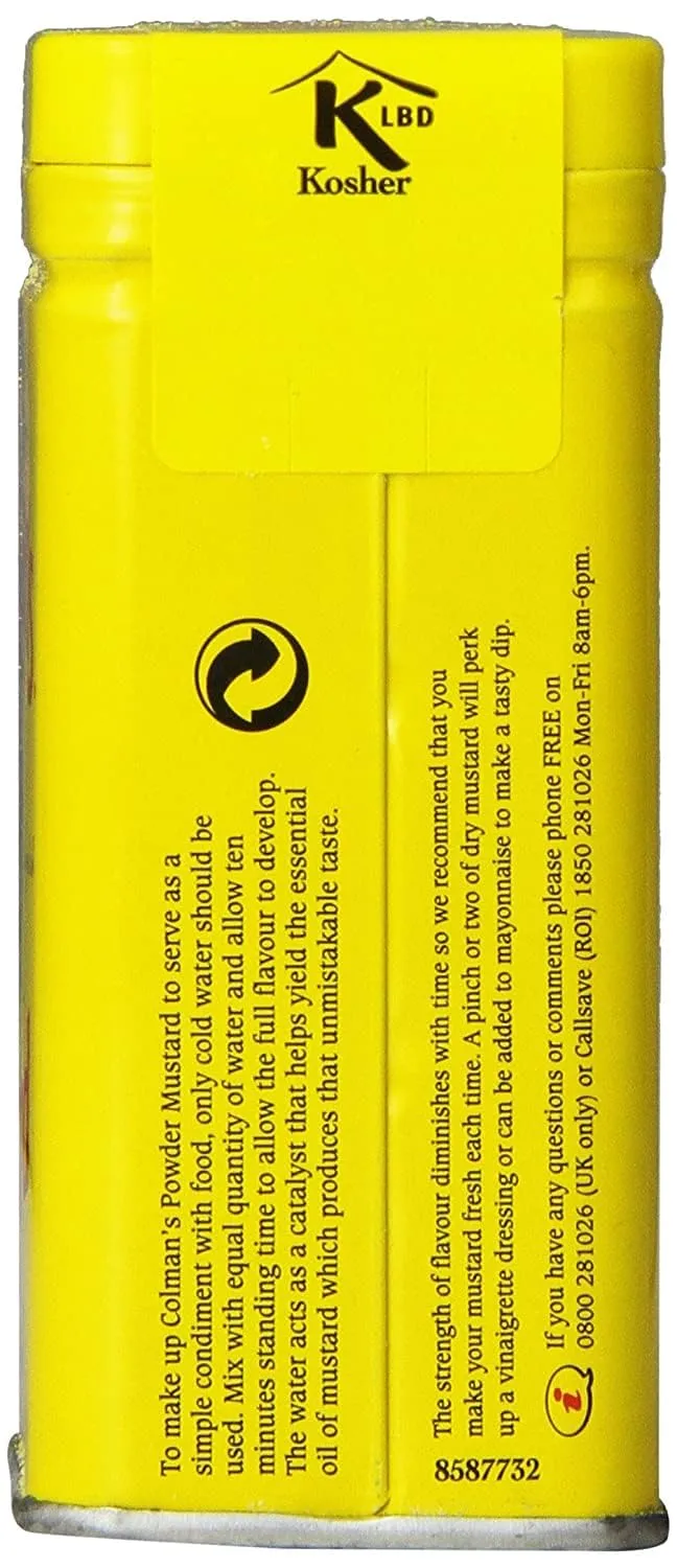 Colman's Dry Mustard Powder, 2 oz, Pack of 4