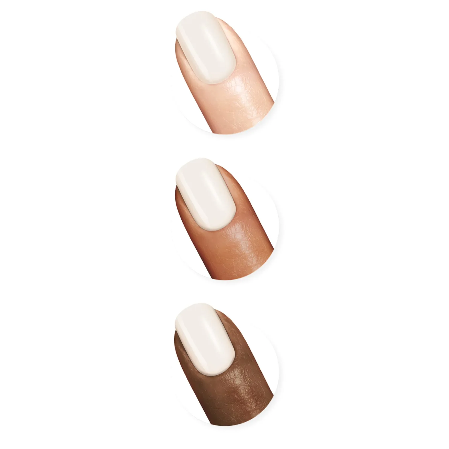 Sally Hansen Insta-Dri, White On Time, Quick Dry, Long Lasting, Semi Opaque, Shiny White Nail Polish