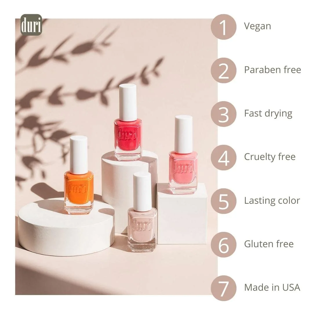 duri Nail Polish, 502 Bridal Bells, Pastel Pink, 0.5 fl.oz.,Classic Pastel Pink