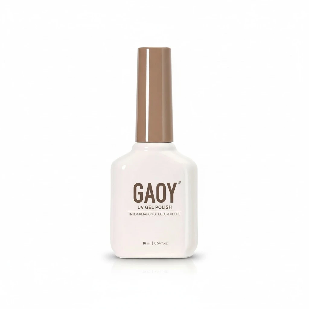 GAOY Jelly Nude Gel Nail Polish, 16ml Sheer Natural Translucent Gel Polish, UV Light Cure for Nail Art DIY, 1716 Neutral Nude