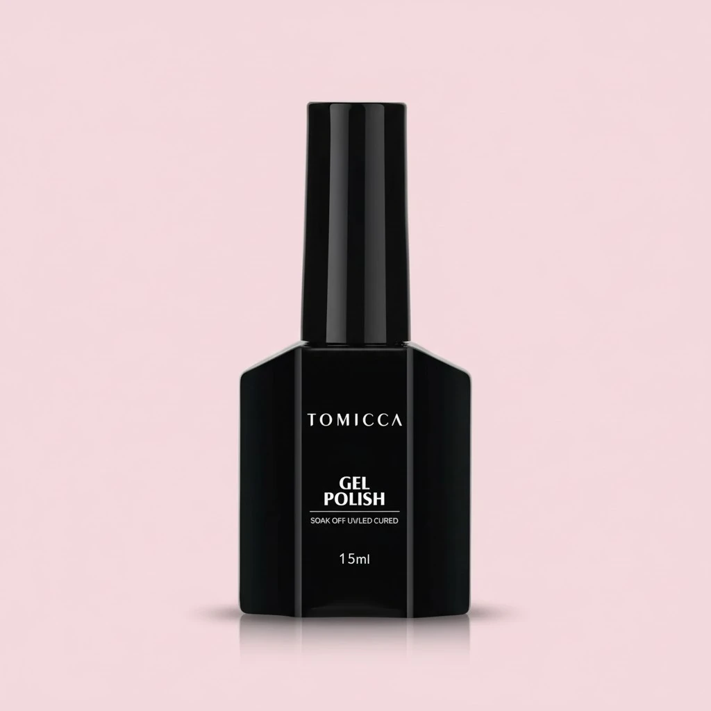 TOMICCA Jelly Pink Gel Nail Polish,15ml Clear Nude Pink Gel Polish,Soak Off Uv Led Cure Needed，Color Long Lasting Sheer Translucent Nail Art Manicure French Salon Diy Design Gifts For Woman