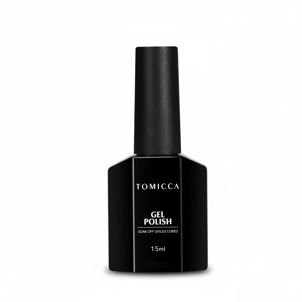 TOMICCA Gel Nail Polish - Jelly Light Pink, Quick Dry, Soak Off U V Jelly Nail Art Neutral Manicure