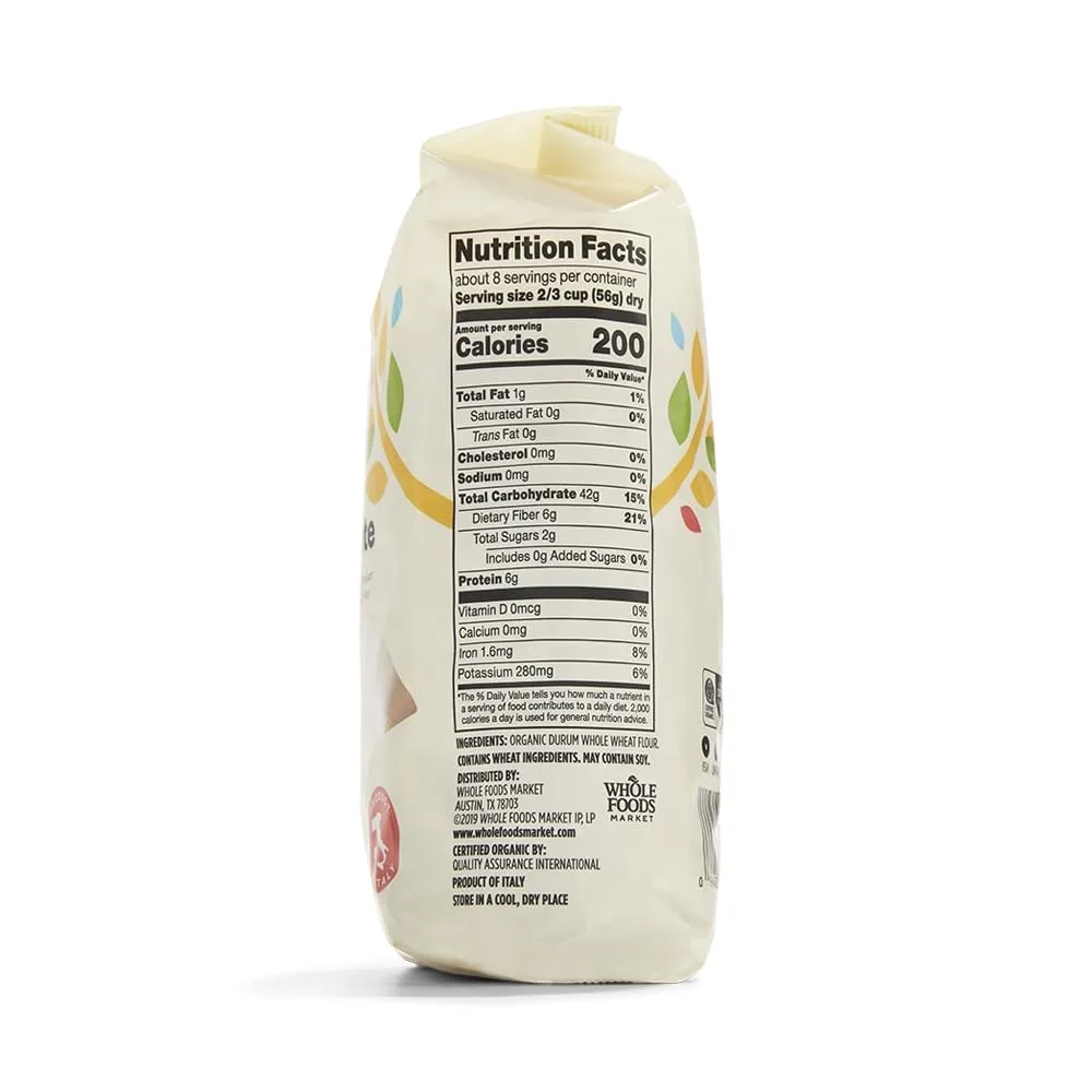 365 by Whole Foods Market, Organic Penne Rigate, 16 Ounce