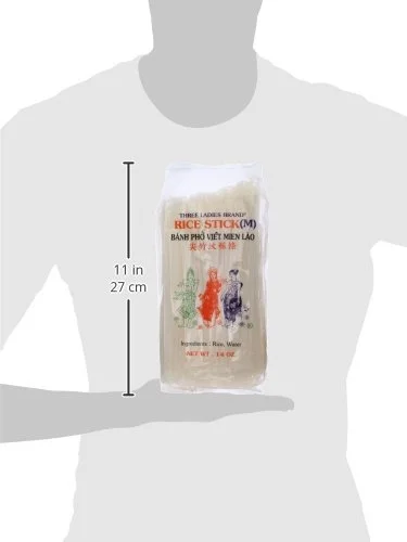 Three Ladies Brand Rice Stick, 14 oz (Pack of 4)