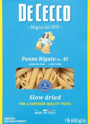 De Cecco Penne Rigate Pasta, 16 Oz (Pack of 3)