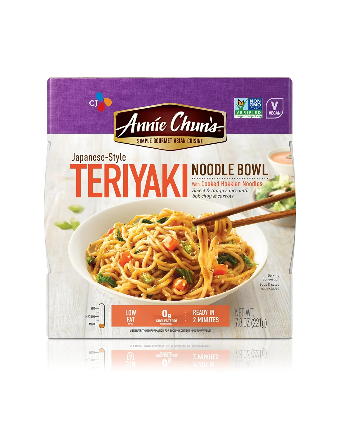 Annie Chun's Noodle Bowl, Teriyaki, Non-GMO, Vegan, 7.8 Ounce