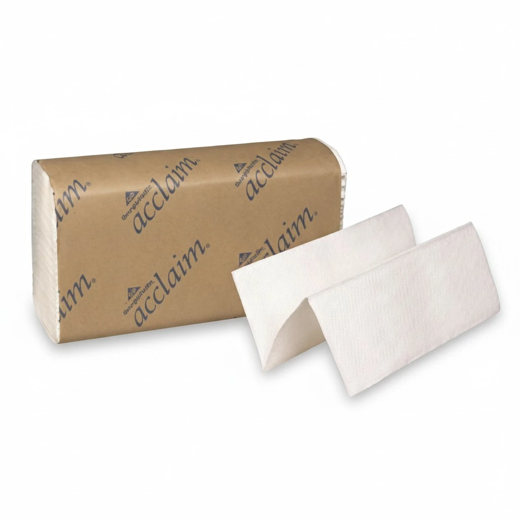Georgia Pacific 20204 Acclaim Multifold Paper Towels, White, Poly-Bag Protected (1 Individual Pack of 250)