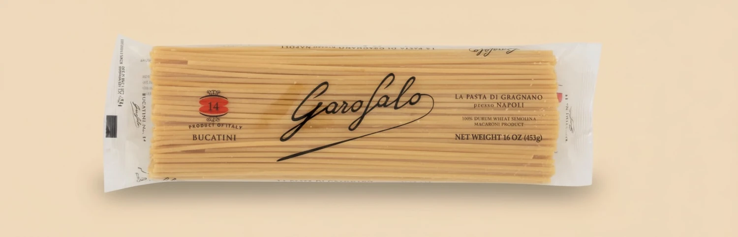 Garofalo No.14 Bucatini Semolina Pasta - 16 oz (2 Pack)