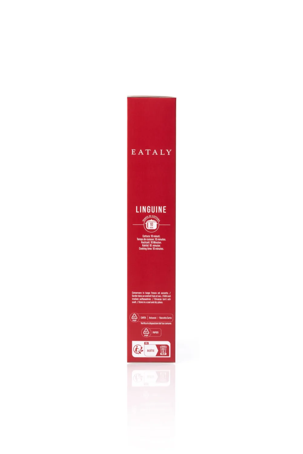 Eataly Italian Linguine Pasta Noodles - 500g (17 oz.) Box -Authentic Durum Semolina Wheat - Made in Italy- Dried Pasta for Gourmet Dining, 1 Pack