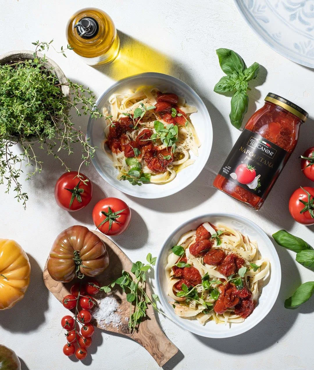 Tuscanini Napoletana Pasta Sauce 24.3oz (2 Pack) | Imported from Italy for that Authentic Italian Dinner Taste