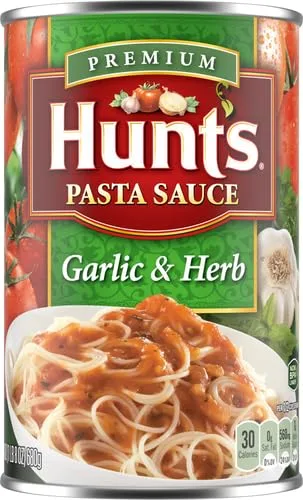 Hunt's Garlic & Herb Pasta Sauce, 24 oz (Pack of 6)