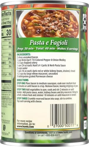 Hunt's Garlic & Herb Pasta Sauce, 24 oz (Pack of 6)