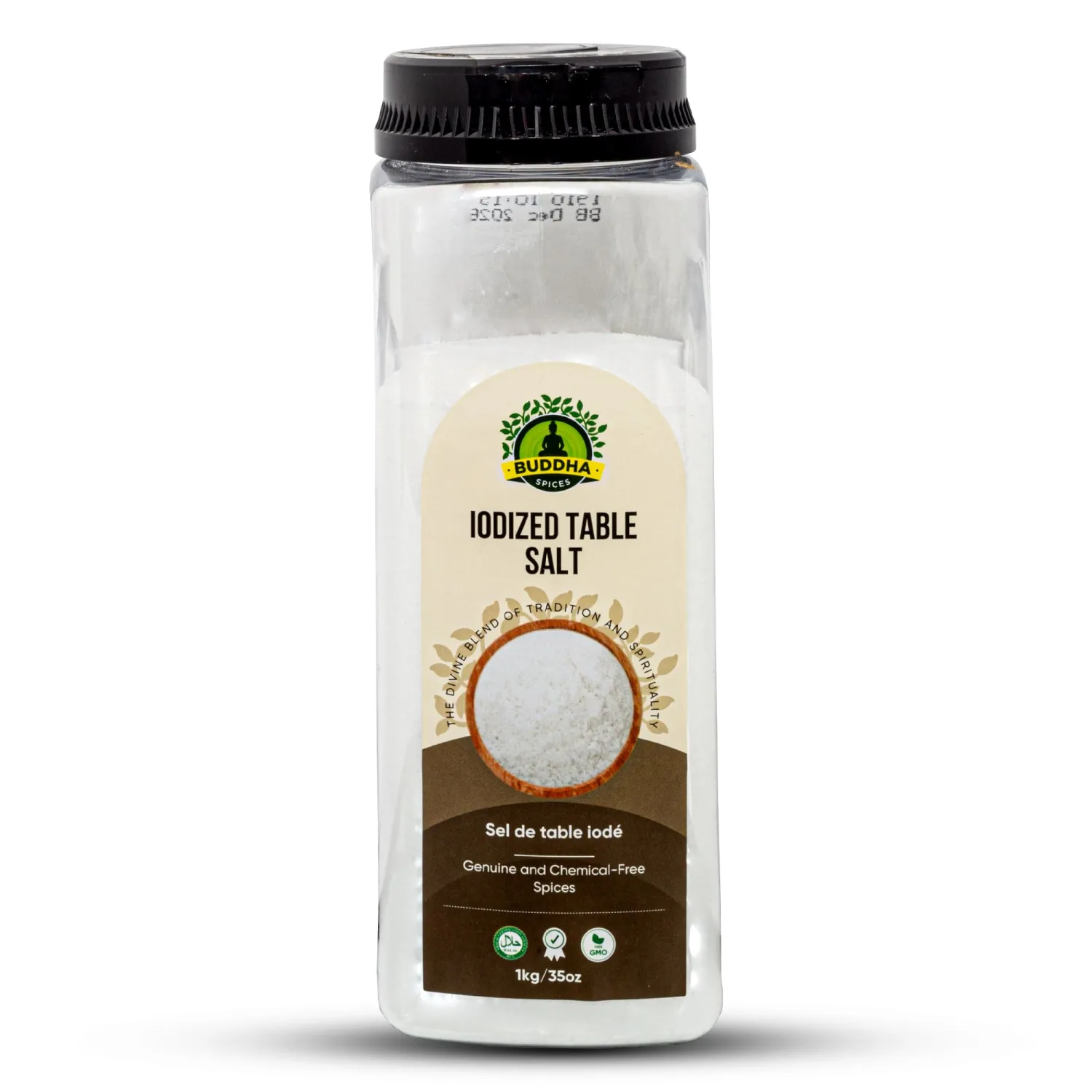 Buddha Spices Inc. IODIZED TABLE SALT - 1kg
