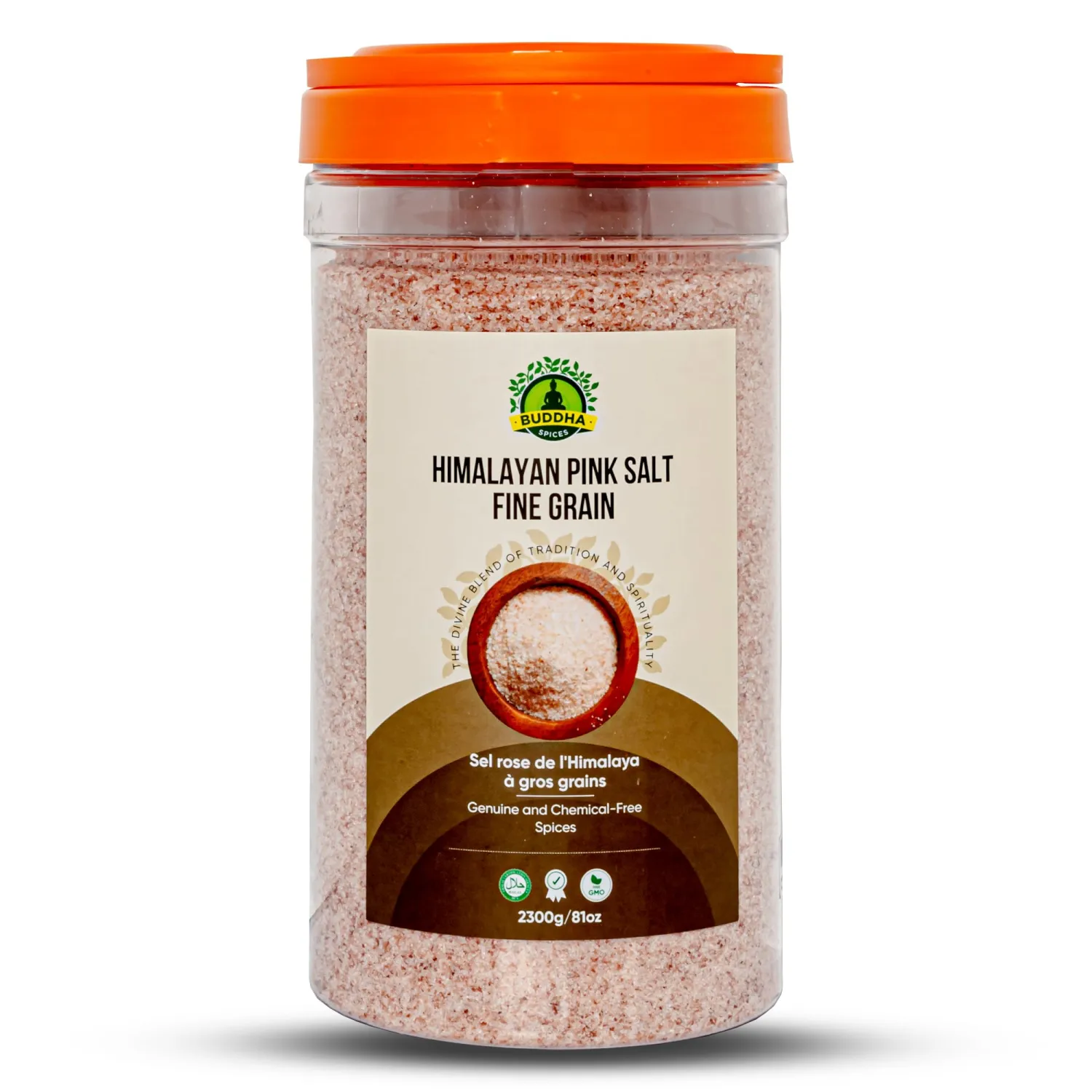 Buddha Spices Inc. - HIMALAYAN PINK SALT FINE - 2.3kg