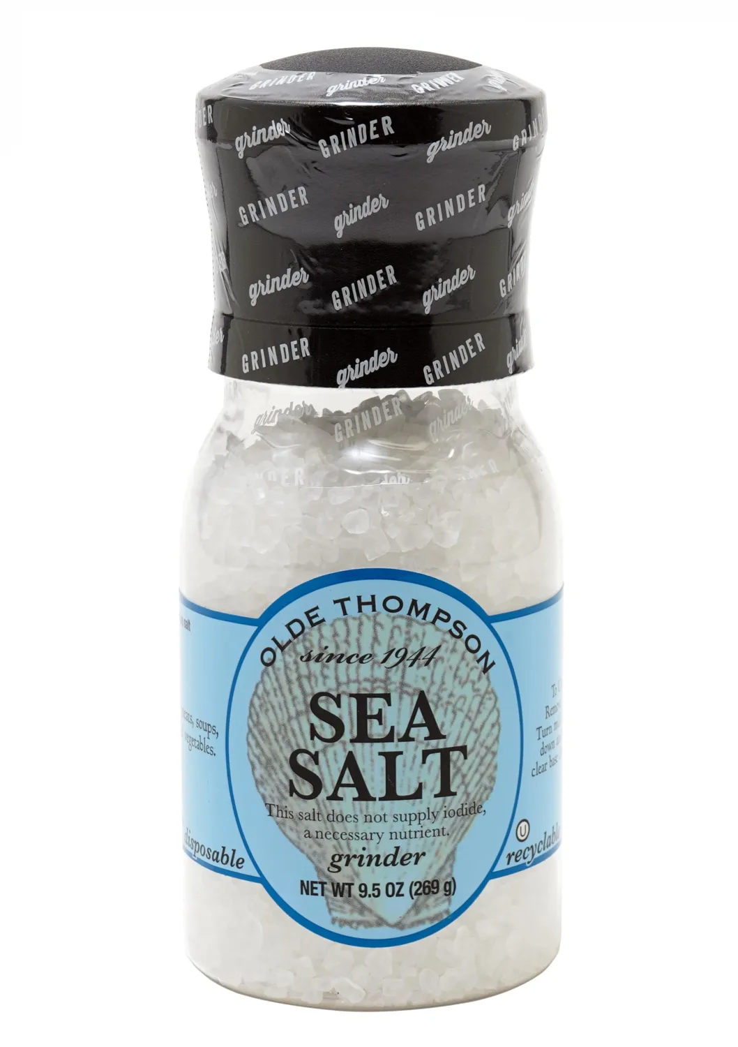 Olde Thompson Sea Salt Grinder, 9.5 Ounce