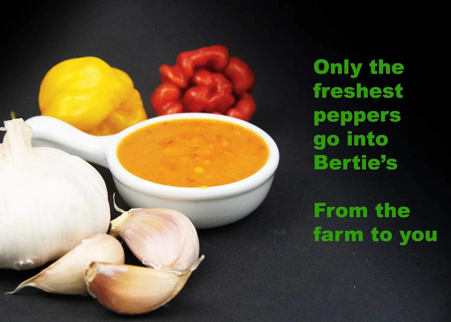Bertie's Original Pepper Sauce (10 Oz/300ml) | Great Flavour And Heat | Made With Fresh Trinidad Moruga Red And Scotch Bonnet Yellow Peppers | Tastes Like Home Made