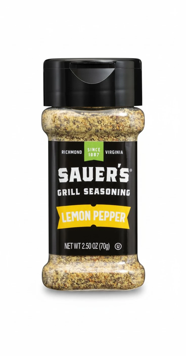 Sauer's Lemon Pepper Seasoning, 2.50 Ounce (Pack of 1)