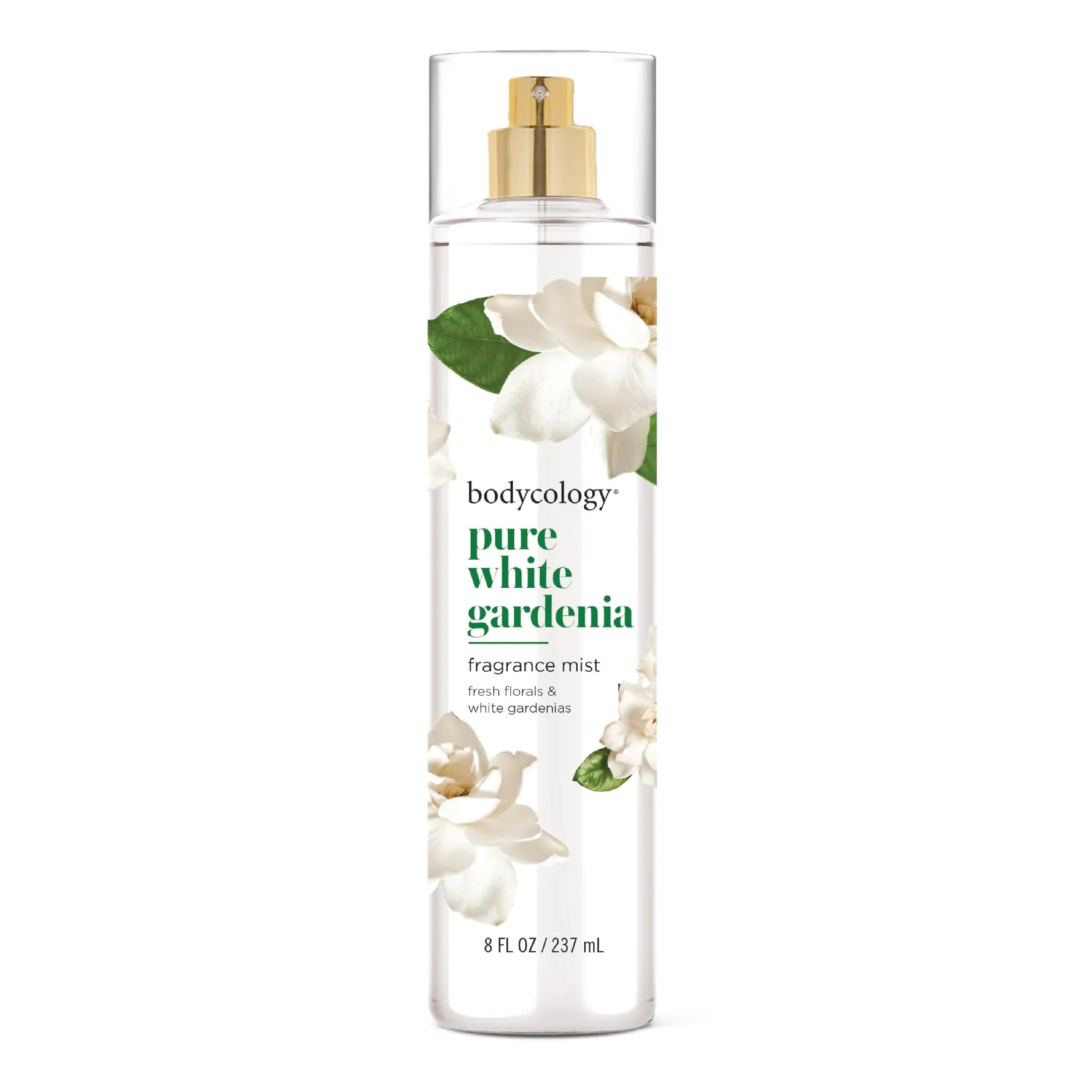 Bodycology Long-Lasting Fragrance Body Mist, Pure White Gardenia, 8 fl oz