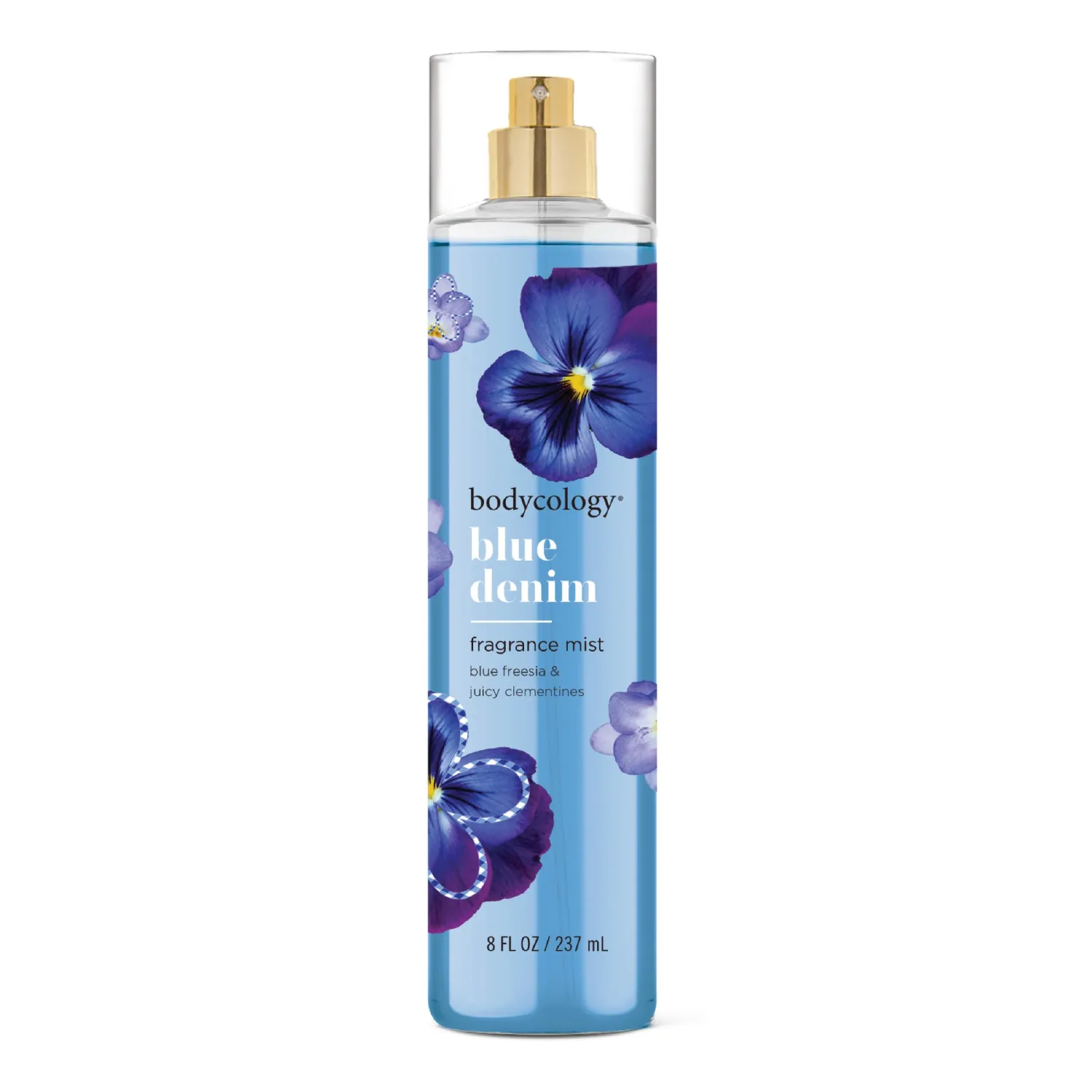 Bodycology Long-Lasting Fragrance Body Mist, Blue Denim, 8 fl oz