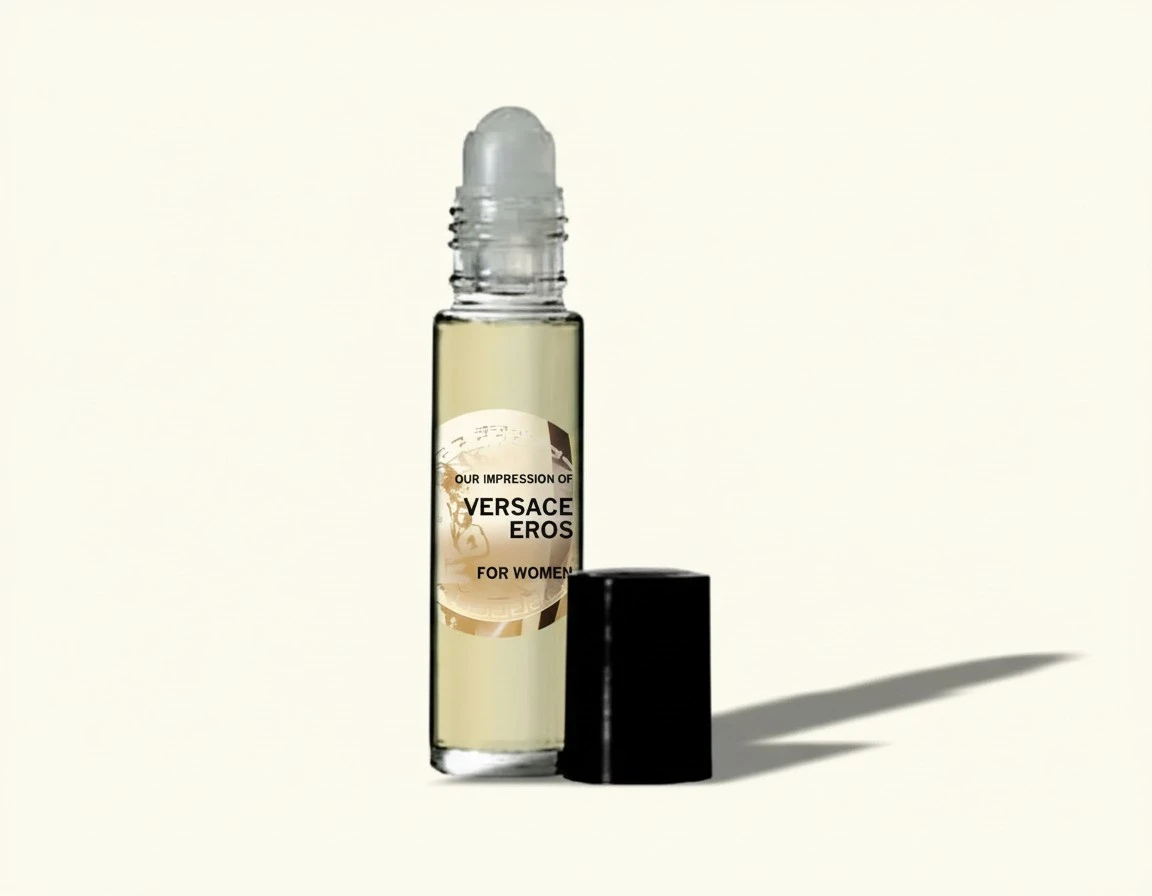 MOBETTER FRAGRANCE OILS' Impression of Eros for Women (10ml Roll On), Top notes are Sicilian Lemon, Pomegranate and Calabrian bergamot, Travel Size, Uncut, Long Lasting