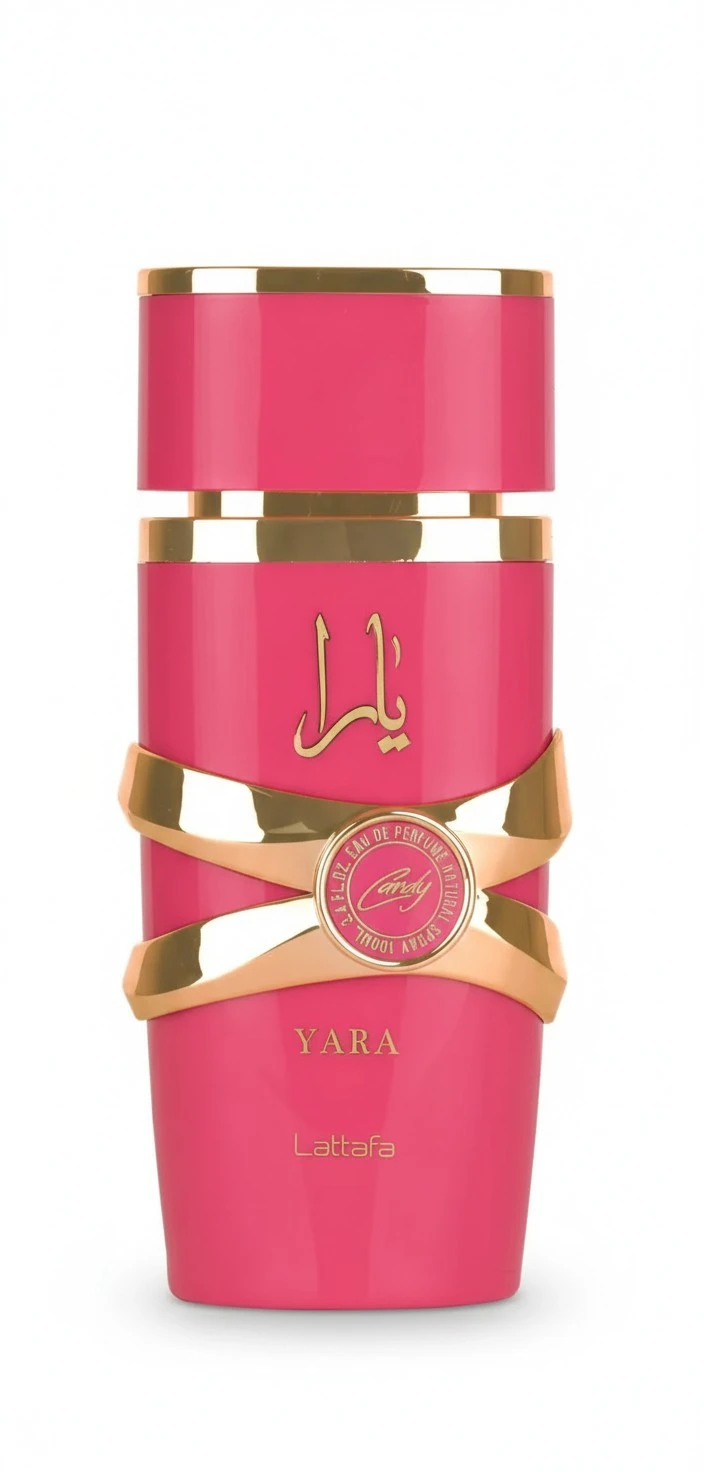 Lattafa Yara Candy - Vanilla, Fruity, Citrus, Floral - Eau de Parfum Long-Lasting Fragrance for Women, 3.40 Ounce / 100 ml