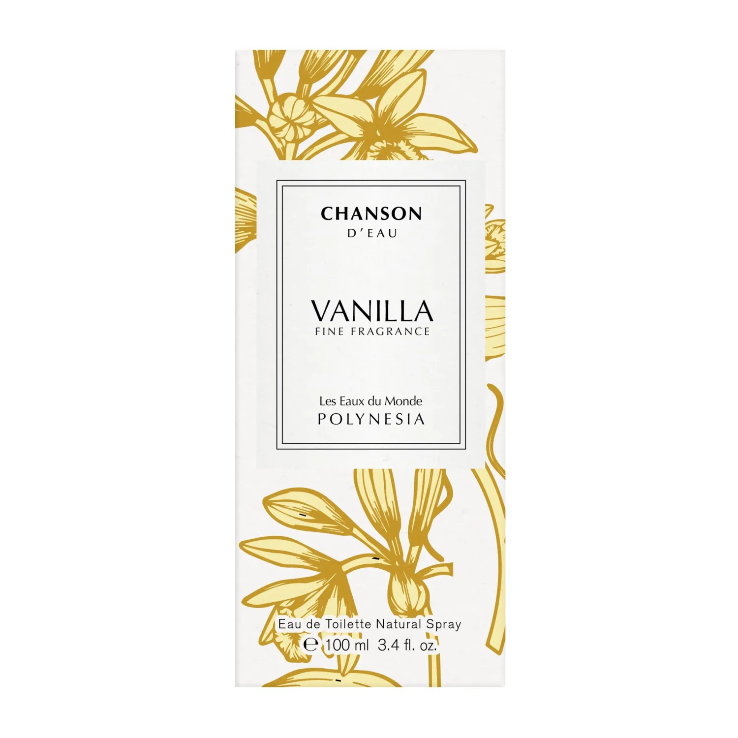 Chanson Vanilla Eau de Toilette 3.4 fl oz (Pack of 1), Notes of Pear, Sugar, and Vanilla, Women's Fragrance, Long Lasting, Everyday Fragrance, Travel Size