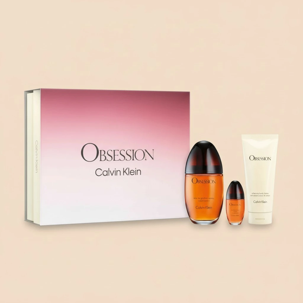 Calvin Klein Obsession Eau de Parfum – Ambery Women's Perfume – With Notes of Mandarin, Bergamot, Jasmine & Patchouli – Long Lasting Fragrance