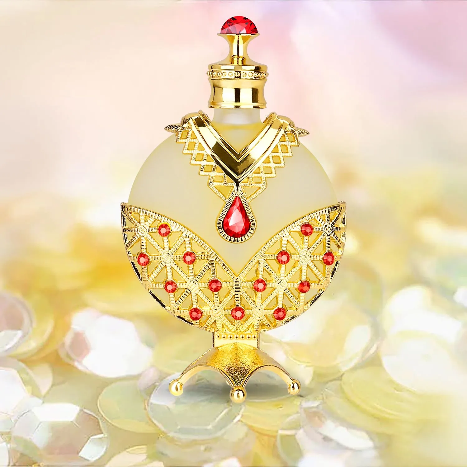 Gold Arabian Concentrated Perfume Oil, Arabic Perfumes for Women, Arabian Perfumes Oill- Long Lasting Perfume Oil (12ml)