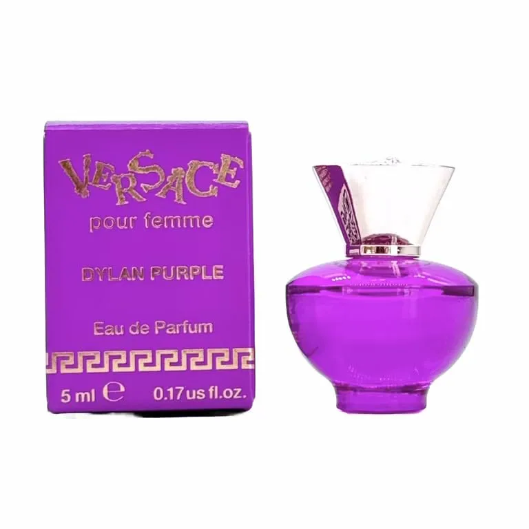 Versace Dylan Purple Perfume for Women Mini EDP Dab On Splash 0.17 Ounce