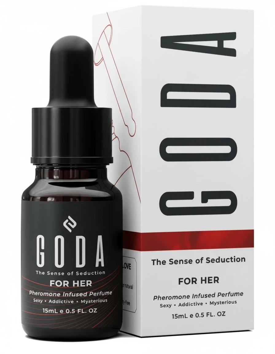 GODA Pheromone Perfume for Women – The Original – Long-Lasting Women's Fragrances with Jasmine and Rose – Sweet & Spicy Aroma – Vegan & Cruelty-Free – 15ml/0.50 fl. oz
