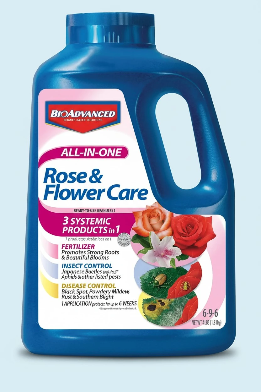 BioAdvanced All-In-One Rose and Flower Care I, Granules for Insects 4 lb