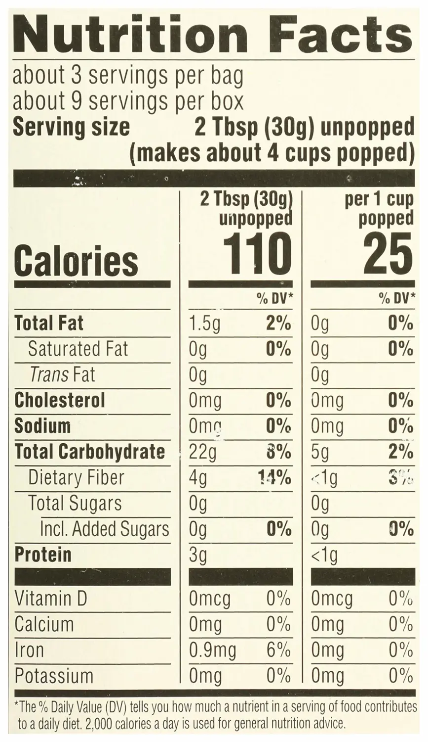 365 by Whole Foods Market, Organic No Oil or Salt Microwave Popcorn, 9 Ounce