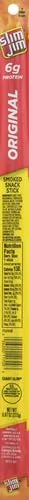 Slim Jim Giant Sized Original Snack Stick, Easy, On-the-Go School, Work and Travel Snacks, 0.97 OZ Meat Snacks