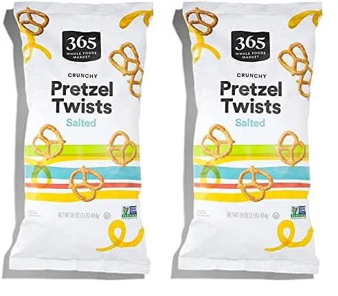 365 by Whole Foods Market, Crunchy Pretzel Twists, 16 Ounce (Pack of 2)
