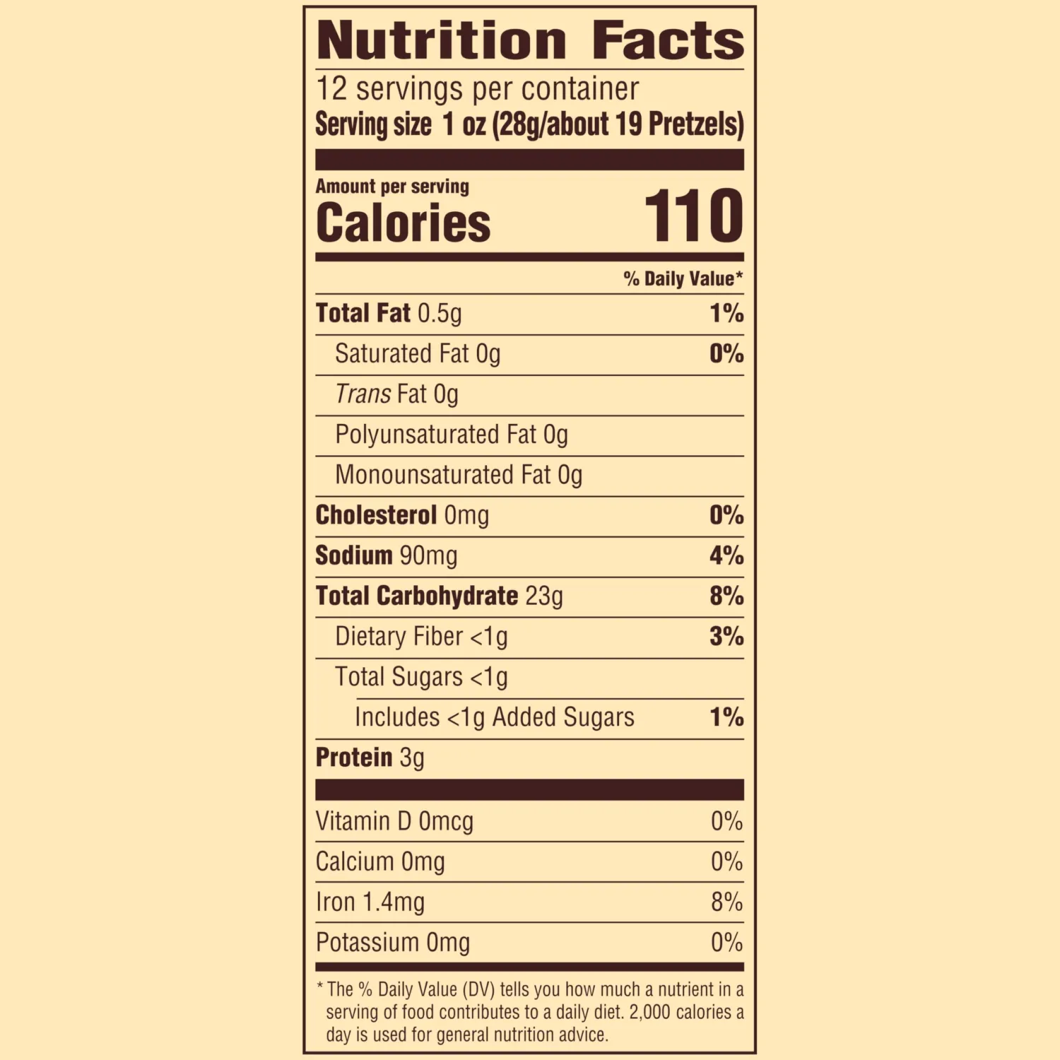 Snyder's of Hanover, Unsalted Mini Pretzels, 12 Oz Bag