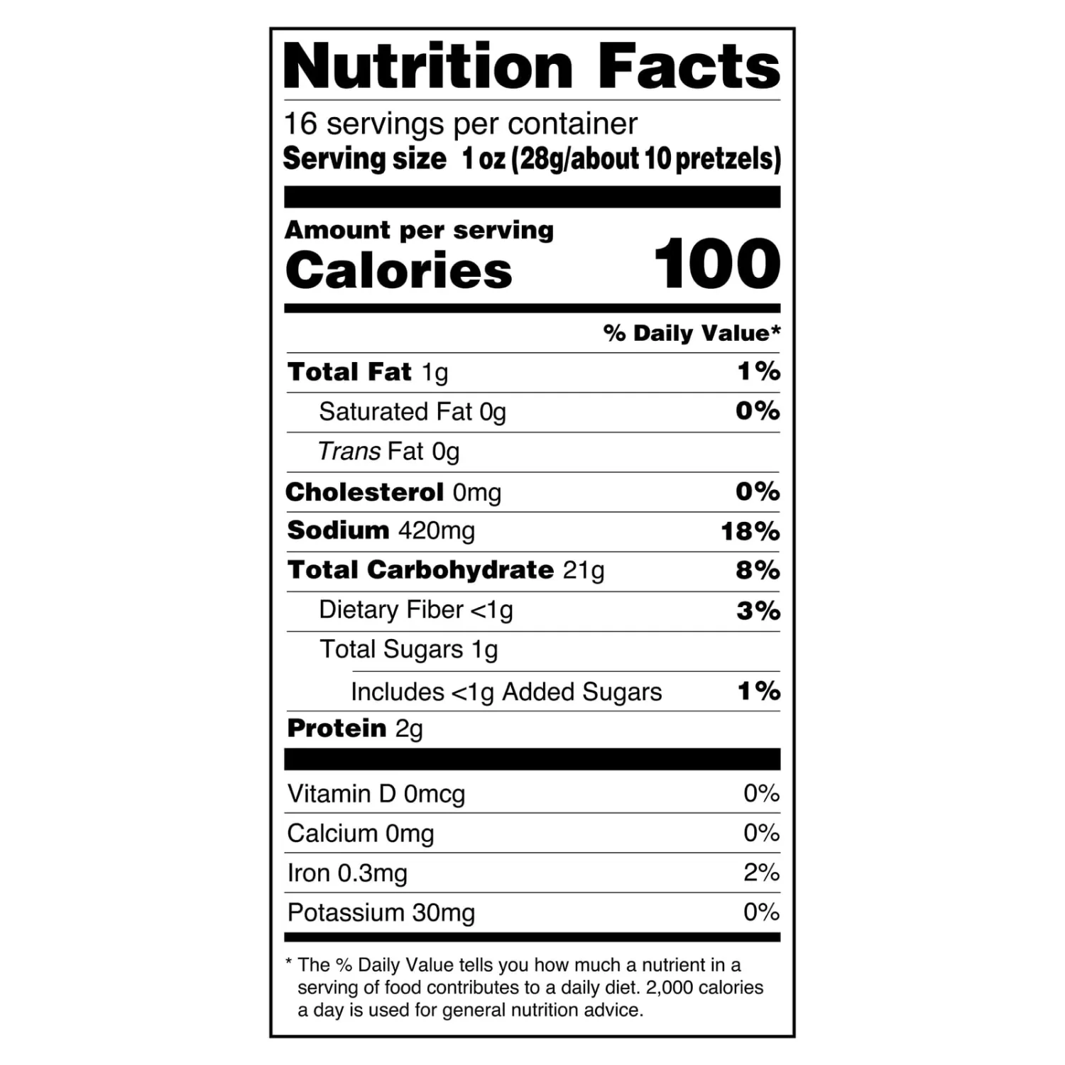 Utz Thin Pretzels, 16 Ounce