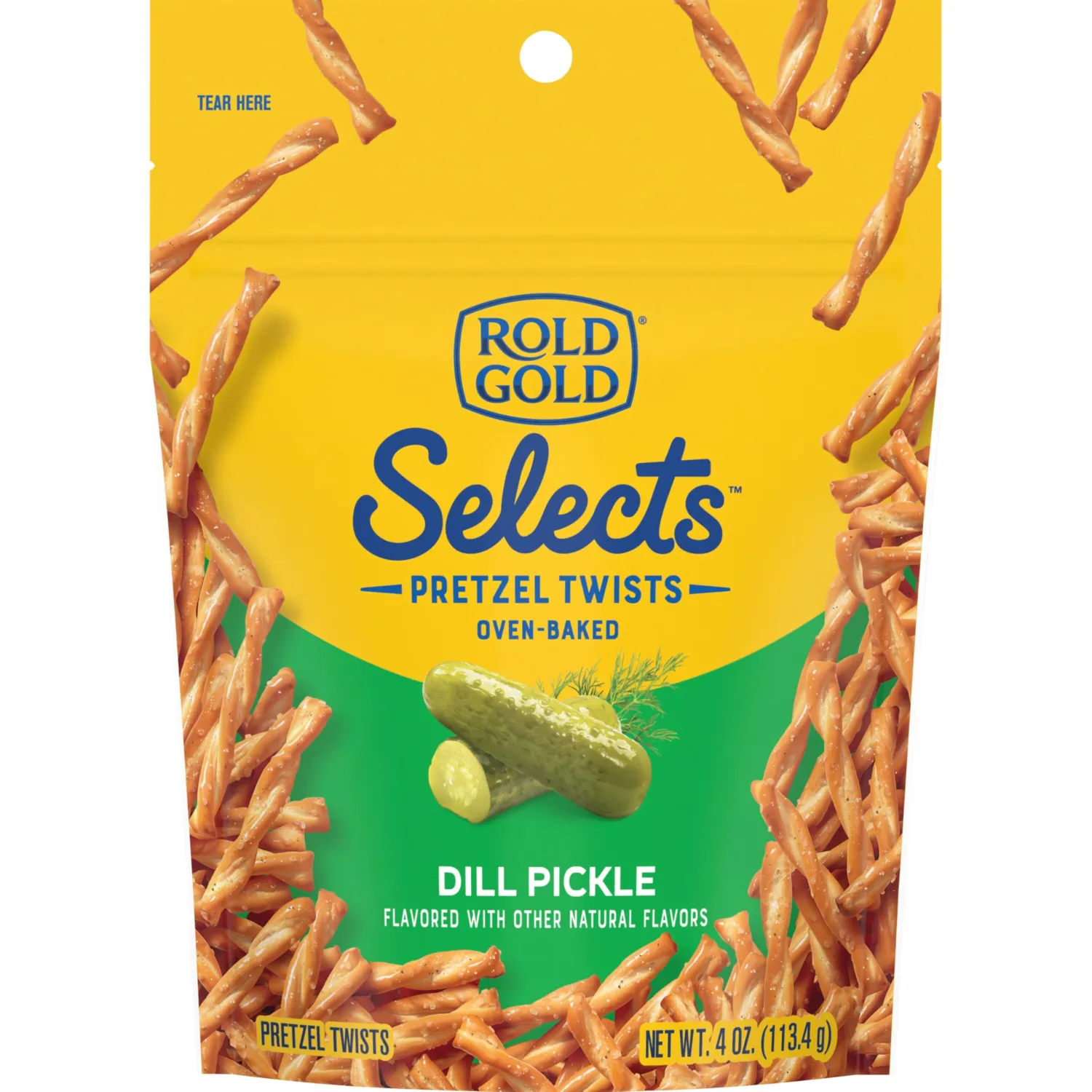 Rold Gold Selects, Dill Pickle Pretzel Twists, 4 Oz