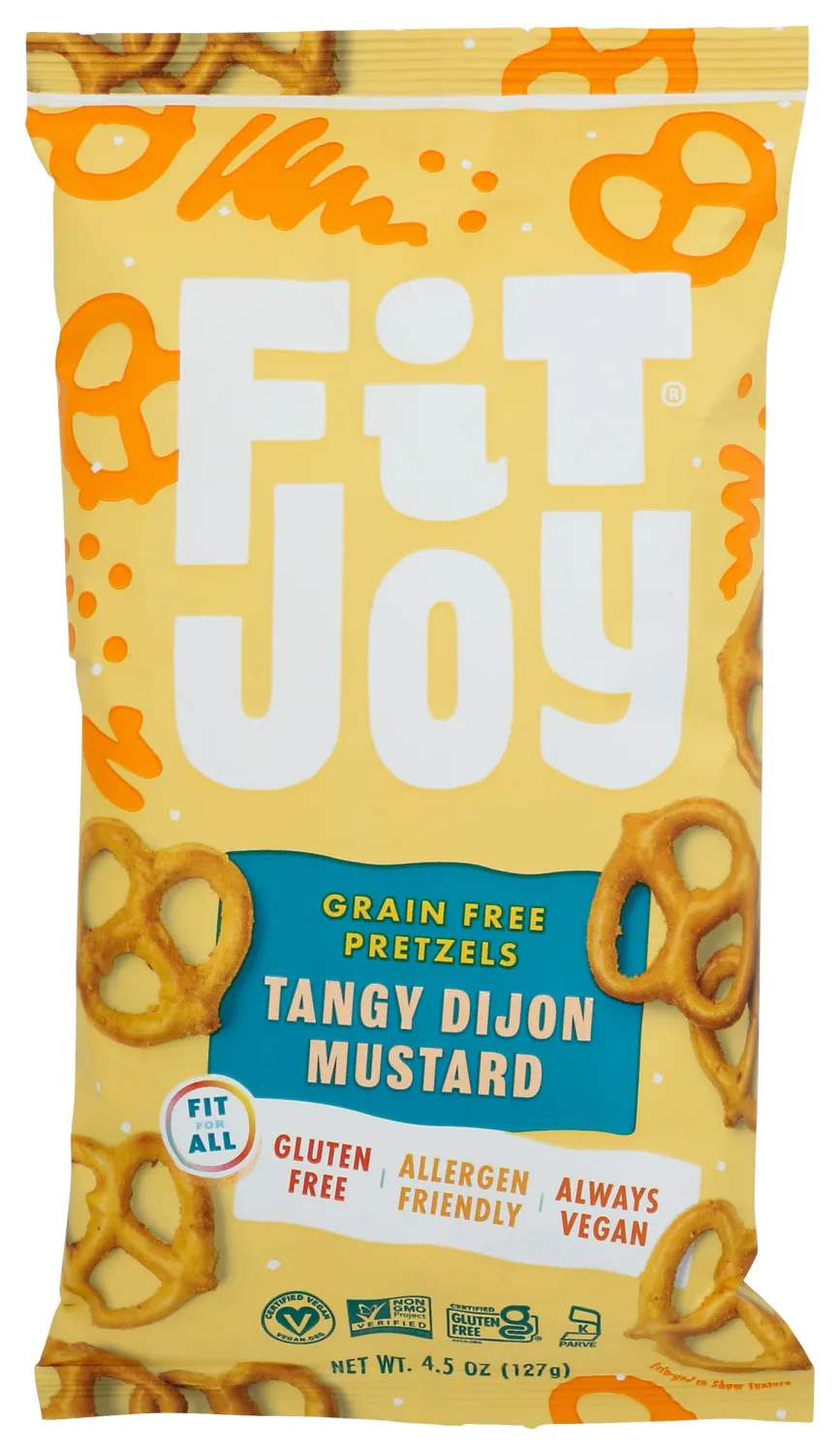 Fitjoy Pretzels Tngy Dijn Mstrd 4.5 OZ