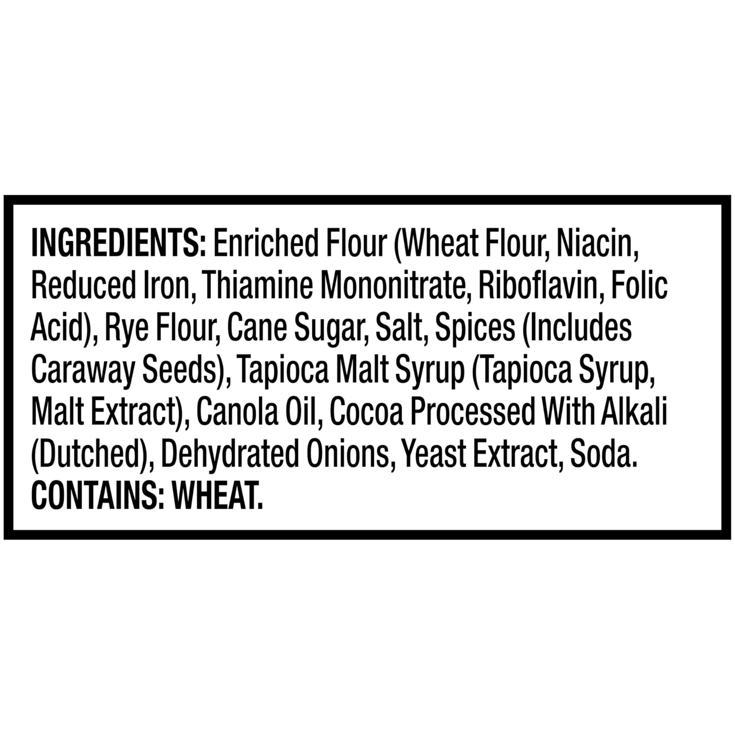 Snack Factory Pretzel Crisps Rye Pretzel Crackers, 7.2 Oz Bag