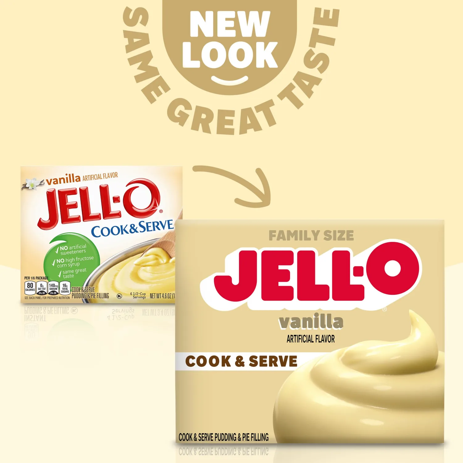 Jell-O Cook & Serve Vanilla Pudding & Pie Filling Mix (4.6 oz Box)