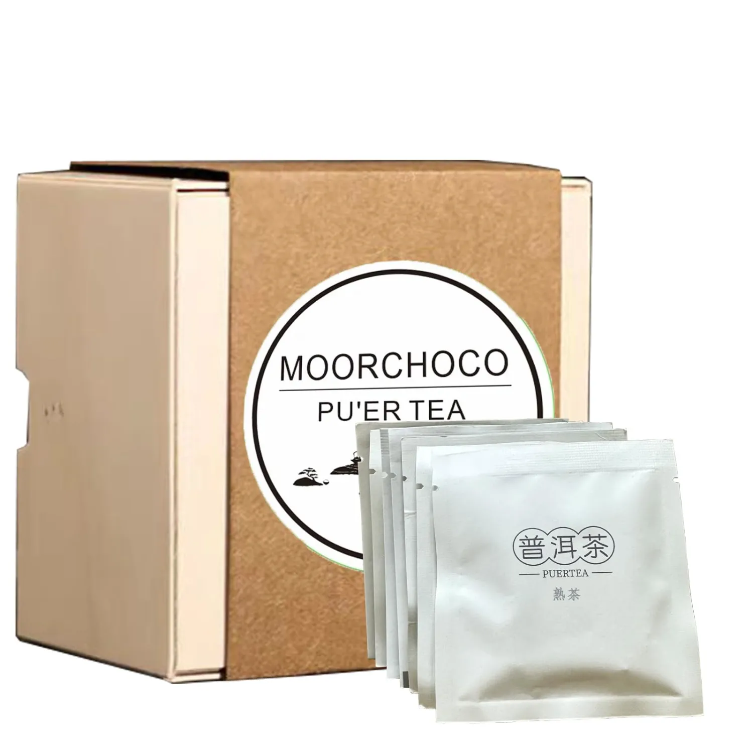 Mini Puerh Tea Cakes, 60g, 20-Piece Set, Aged Fermented Black Tea